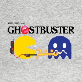 Pac Buster - Chase ghost - Black text T-Shirt